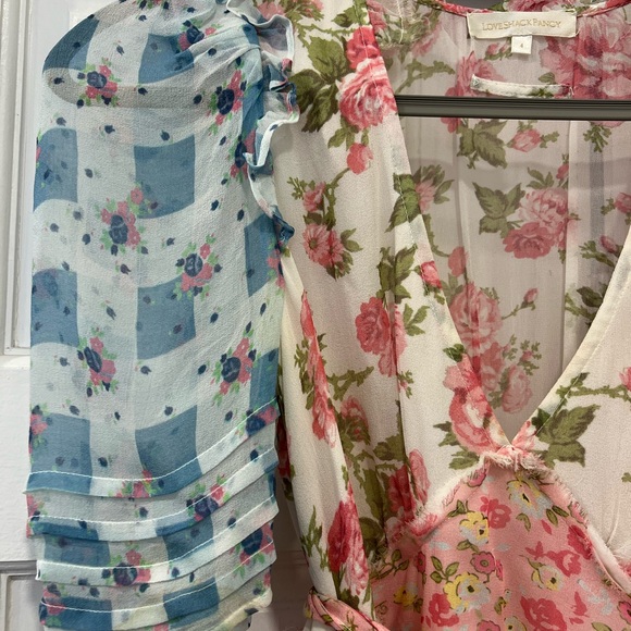 LoveShackFancy Arlo Belted Ruffle Dress - Picture 4 of 9